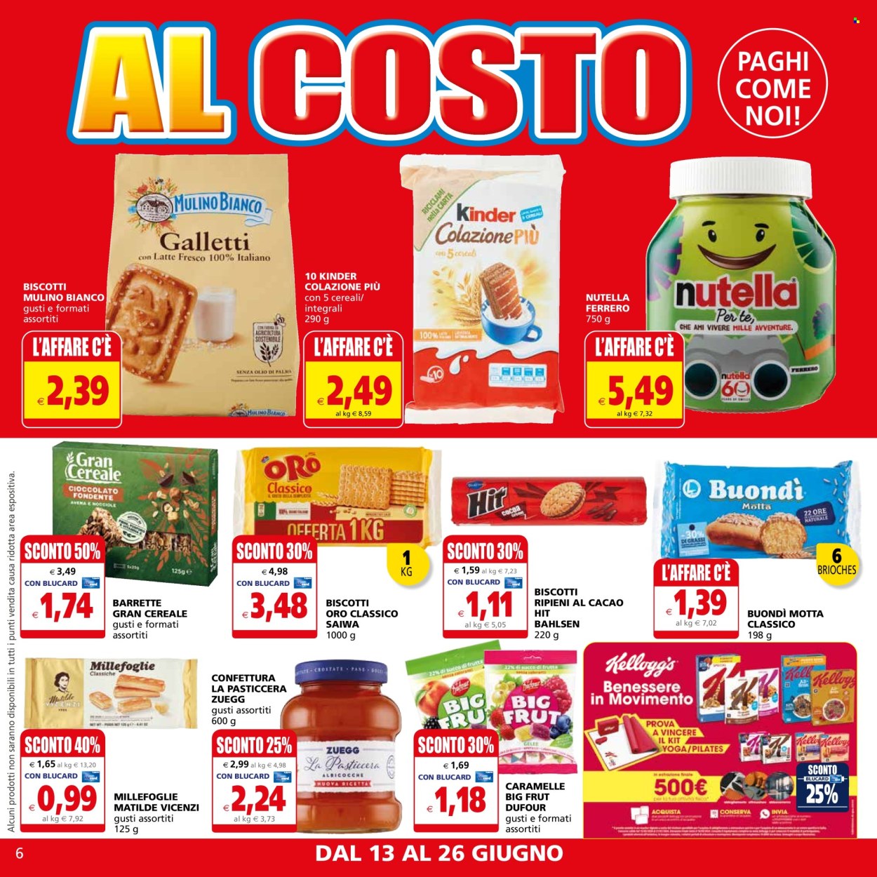 Volantino Il Gigante - 13/6/2024 - 26/6/2024. Pagina 6