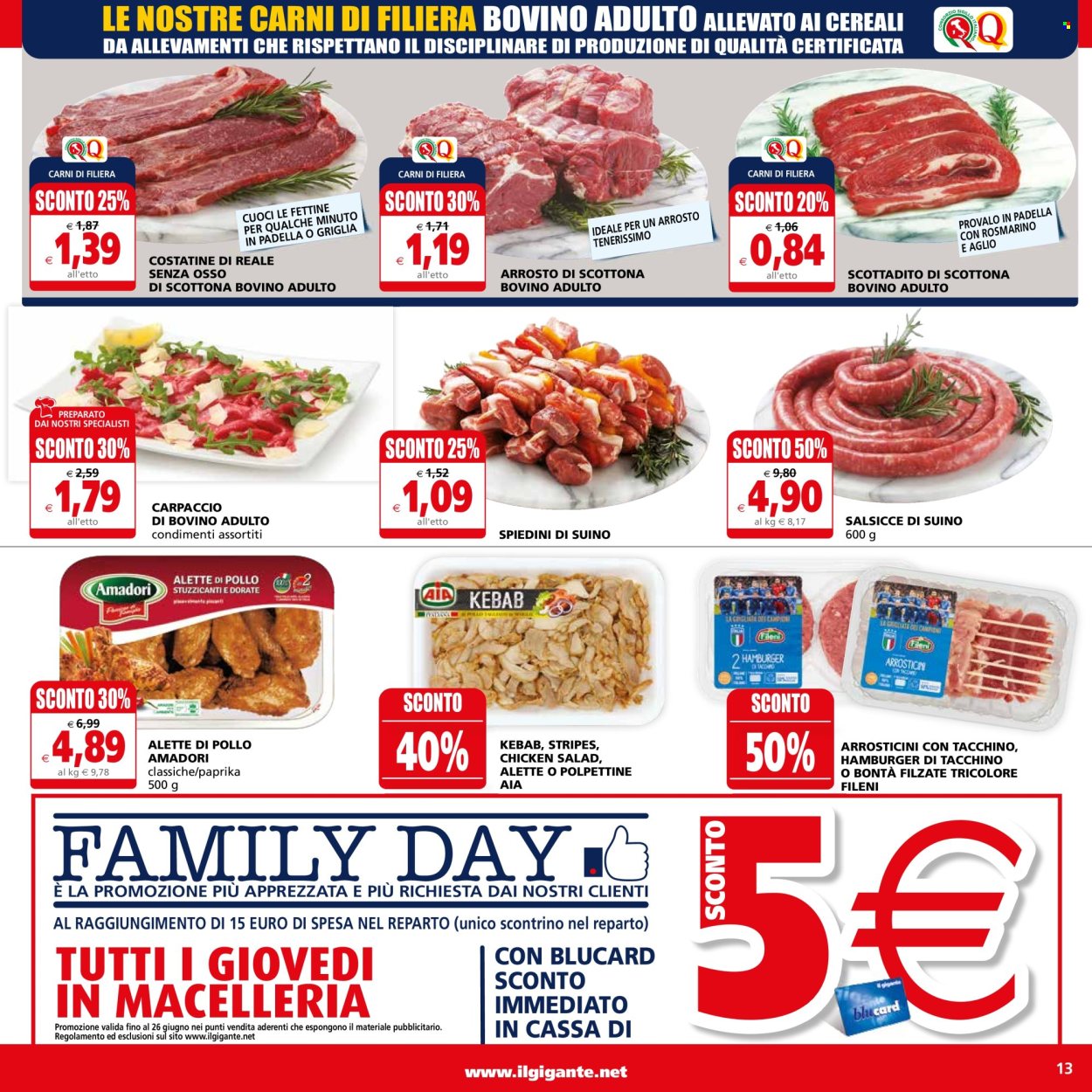 Volantino Il Gigante - 13/6/2024 - 26/6/2024. Pagina 13