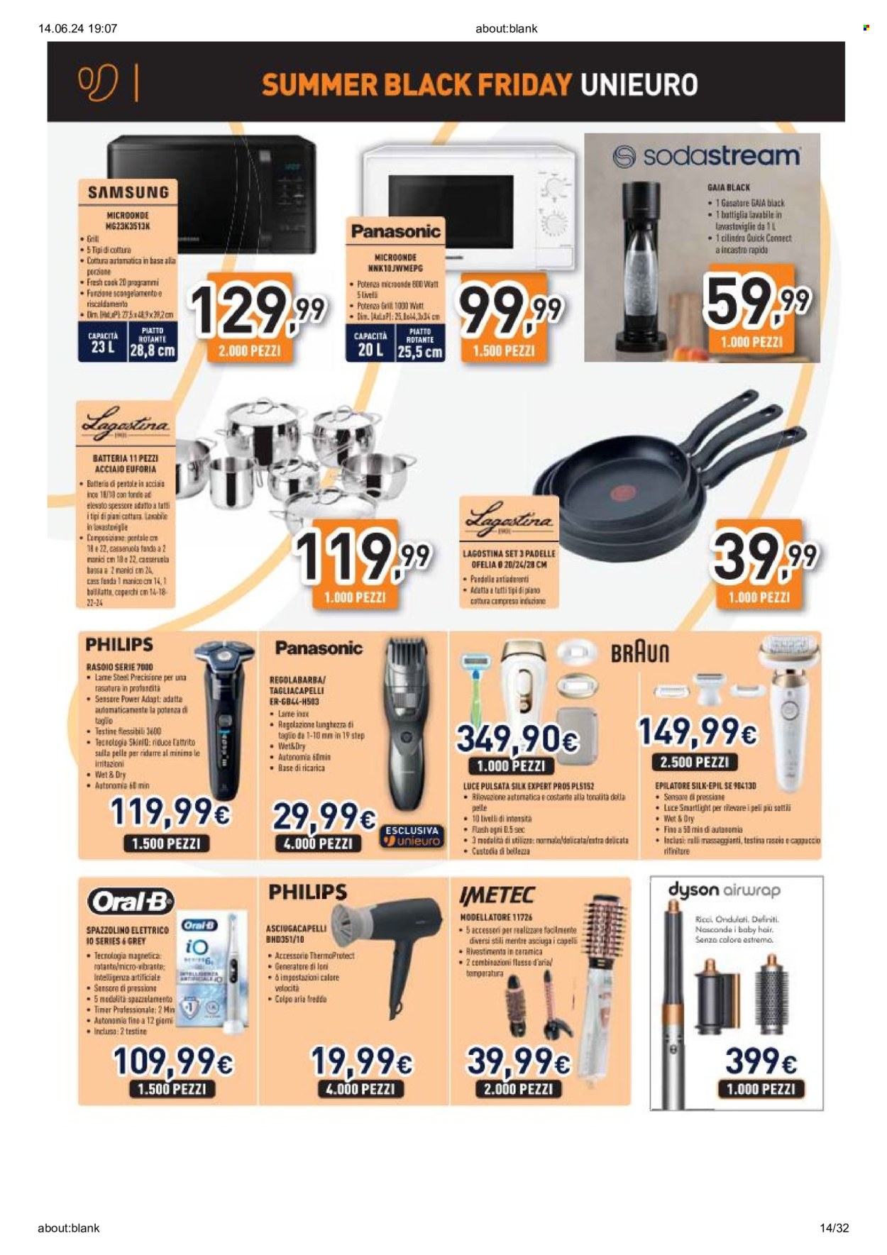 Volantino Unieuro - 13/6/2024 - 20/6/2024. Pagina 14