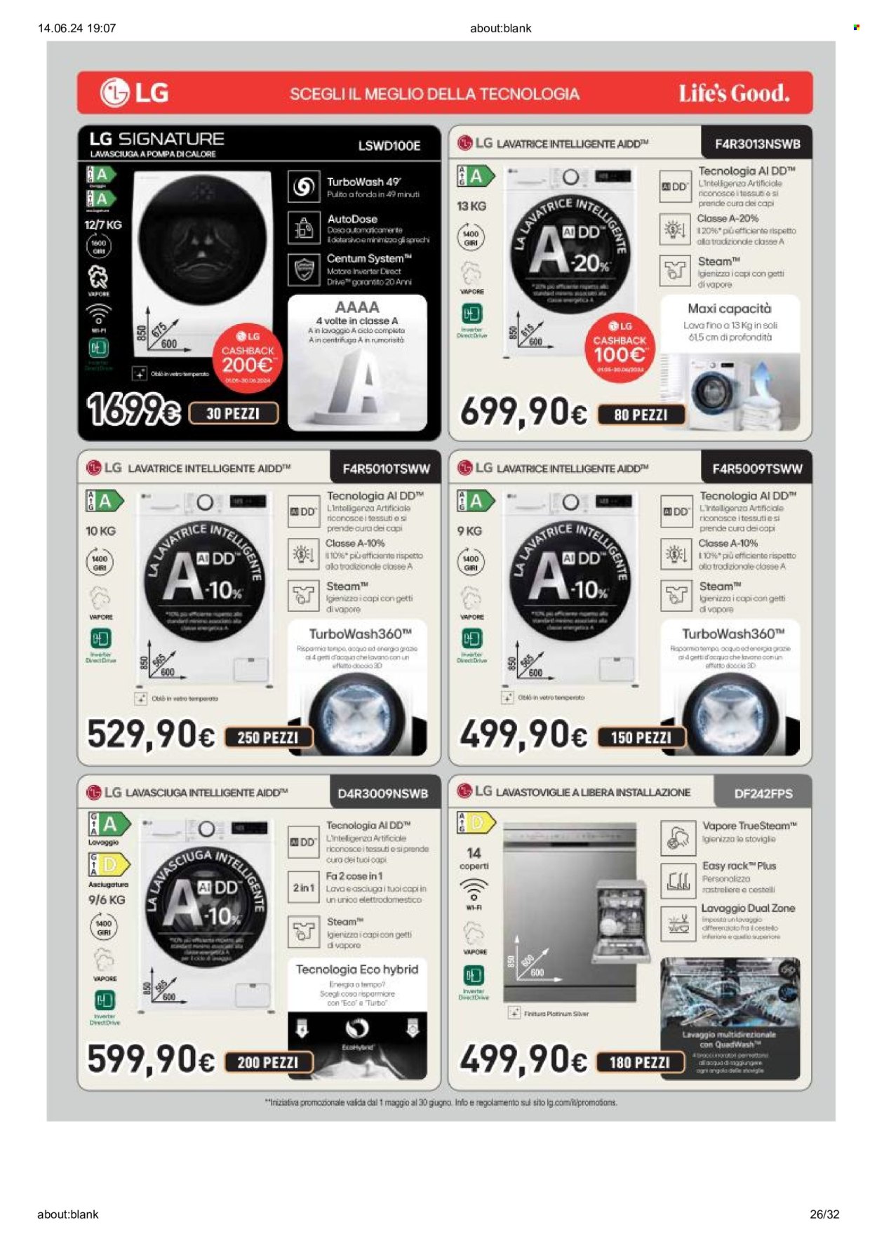 Volantino Unieuro - 13/6/2024 - 20/6/2024. Pagina 26