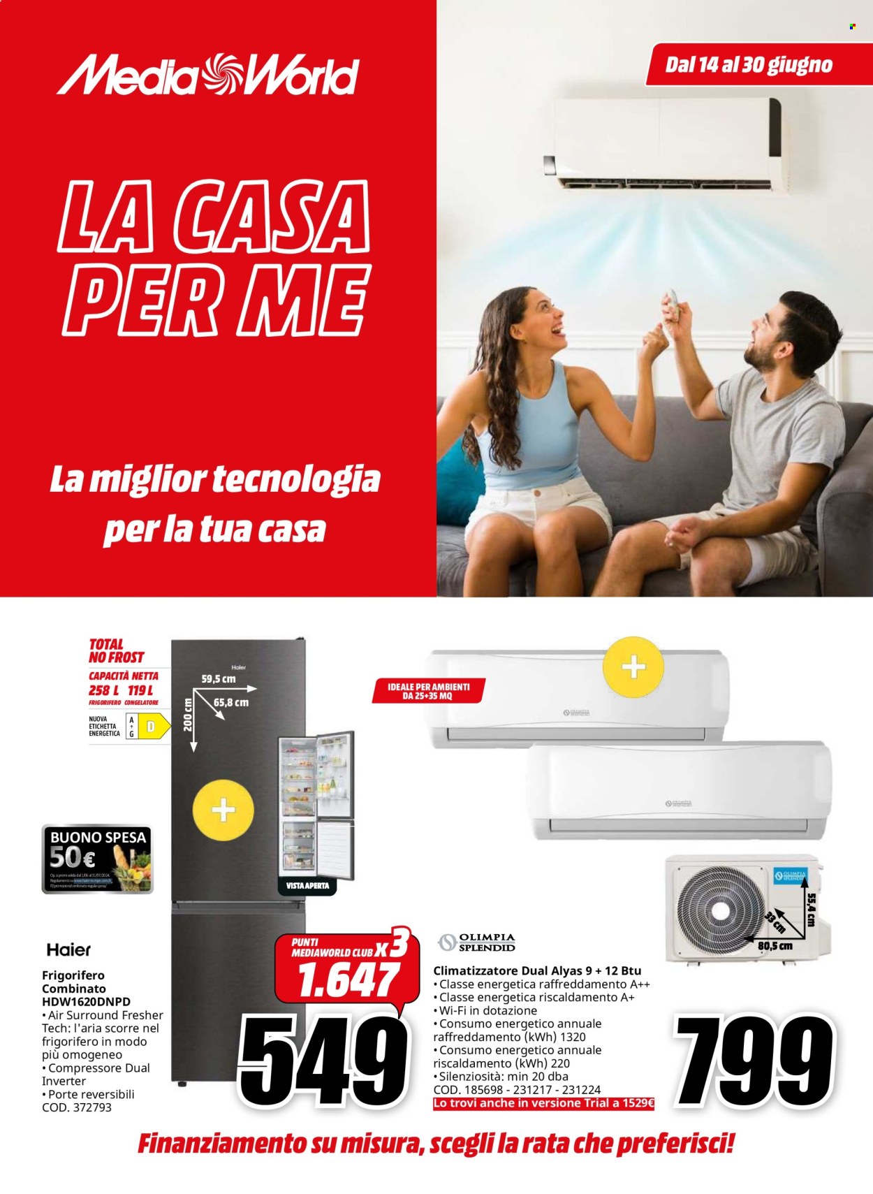 Volantino MediaWorld - 14/6/2024 - 30/6/2024. Pagina 1