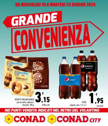 Volantino Conad - 19/6/2024 - 25/6/2024.