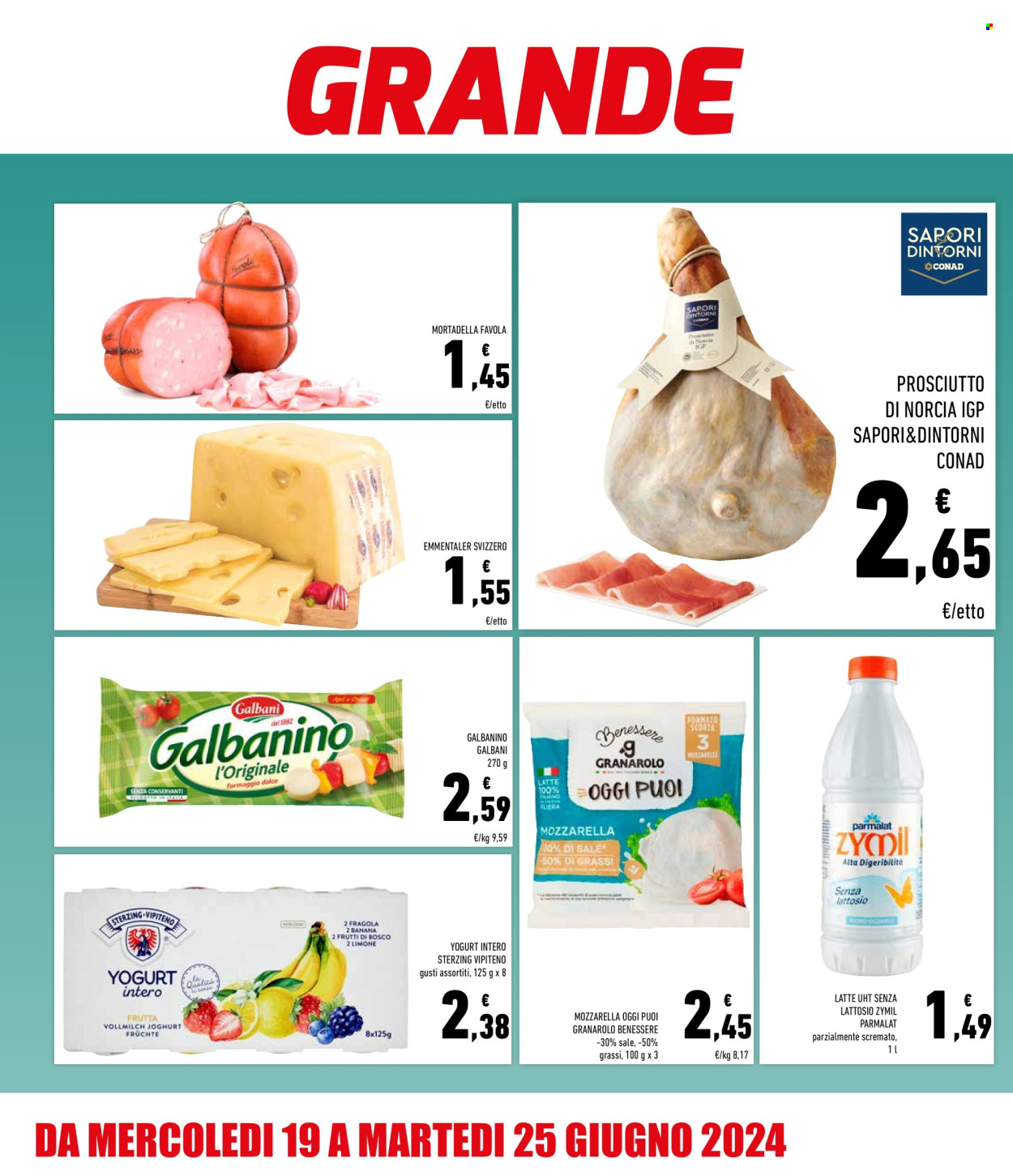 Volantino Conad - 19/6/2024 - 25/6/2024. Pagina 2