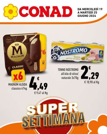 Volantino Conad - 19/6/2024 - 25/6/2024.