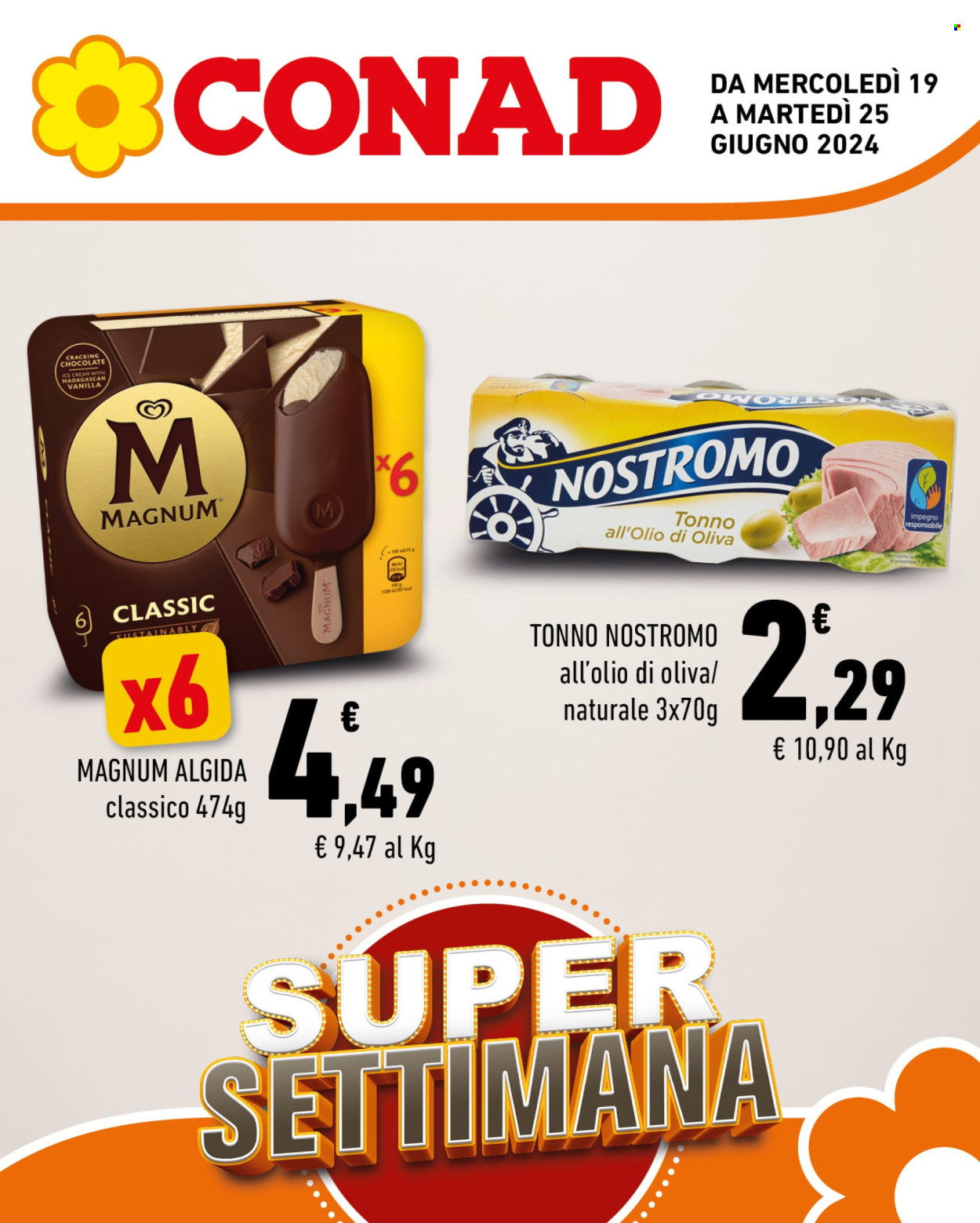 Leták Conad - 19.6.2024 - 25.6.2024. Strana 1