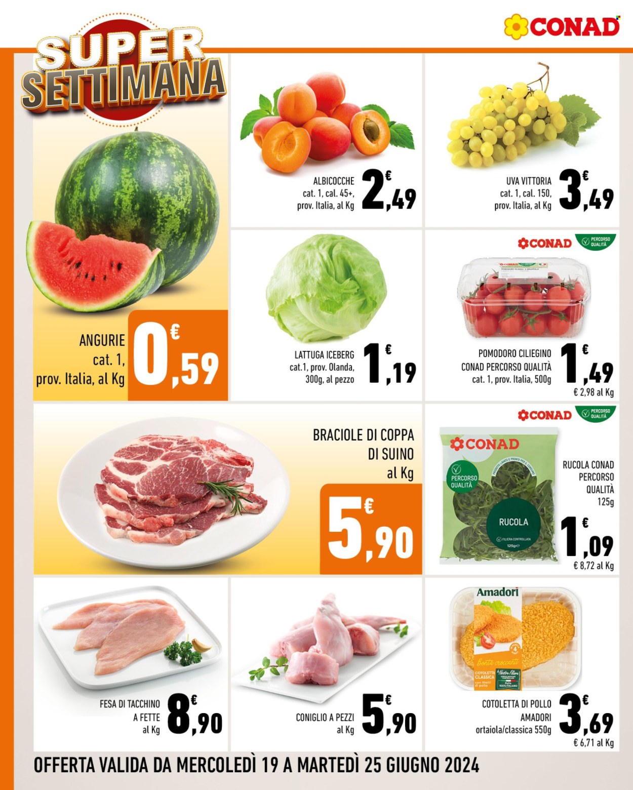 Volantino Conad - 19/6/2024 - 25/6/2024. Pagina 2