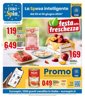 Volantino EuroSpin - 20/6/2024 - 30/6/2024.