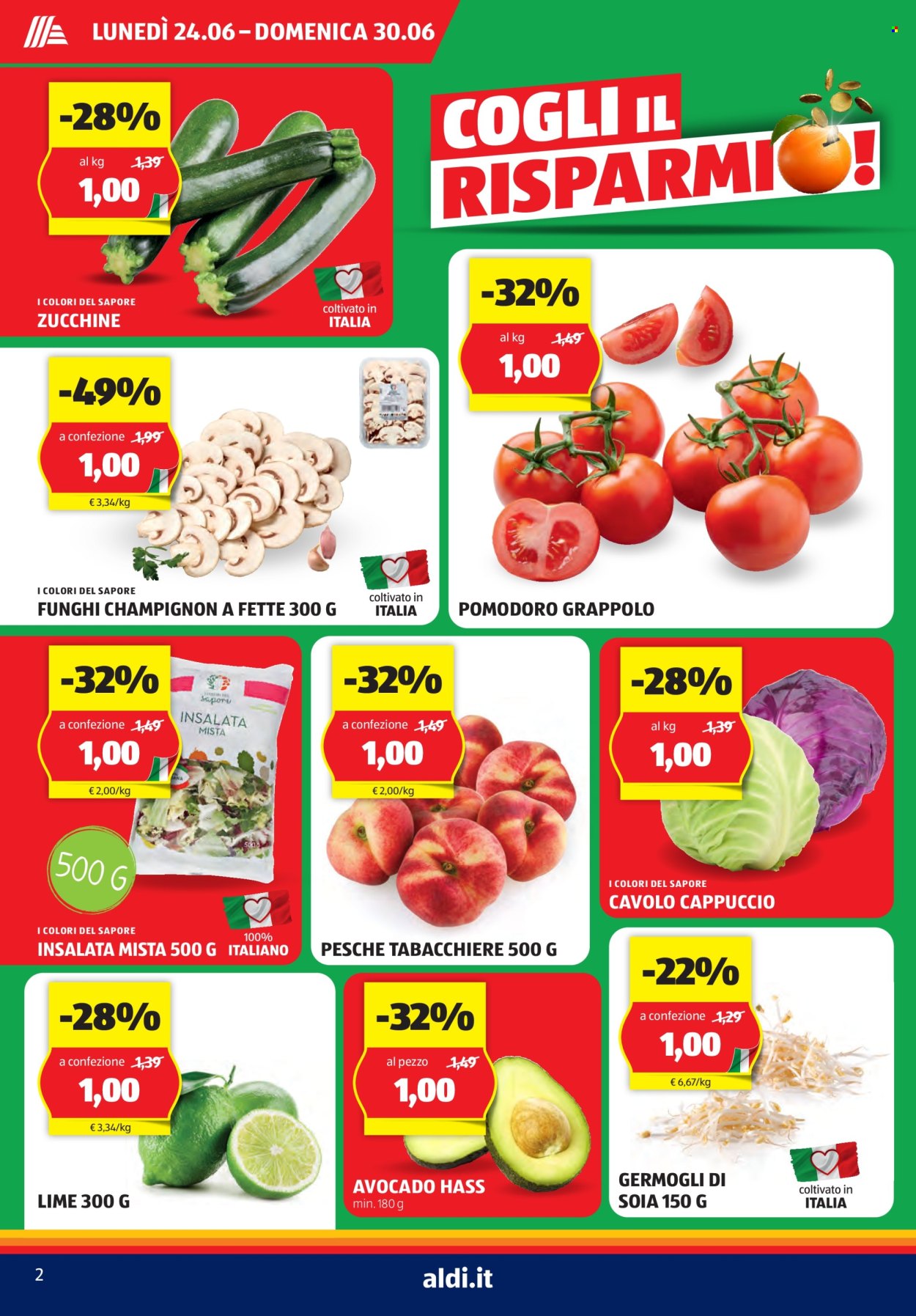 Volantino Aldi - 24/6/2024 - 30/6/2024. Pagina 2