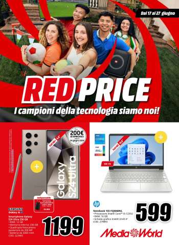 Volantino MediaWorld - 17/6/2024 - 27/6/2024.