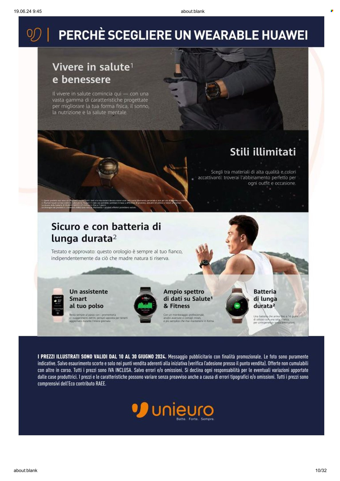 Volantino Unieuro - 10/6/2024 - 30/6/2024. Pagina 10