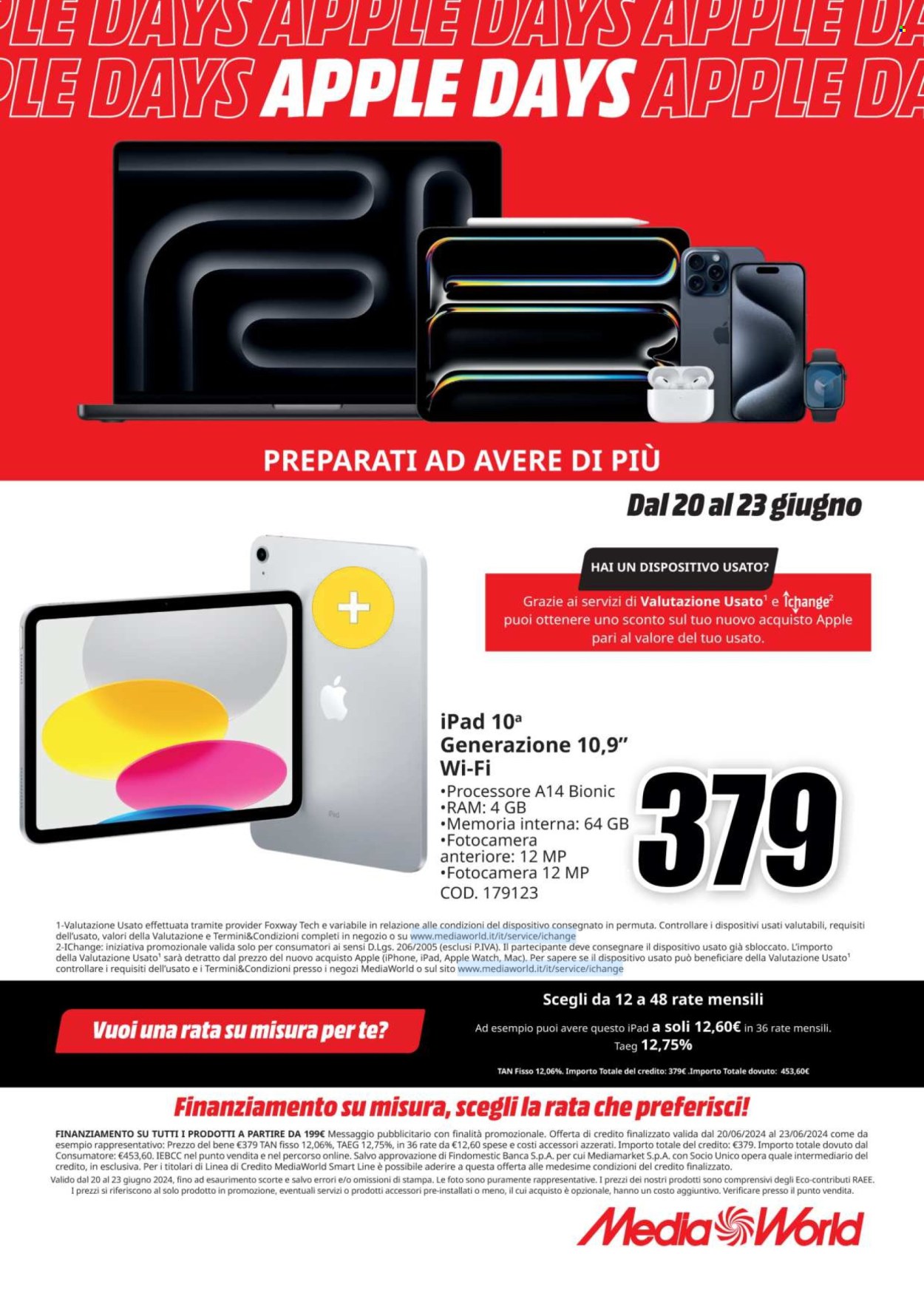 Volantino MediaWorld - 20/6/2024 - 23/6/2024. Pagina 4