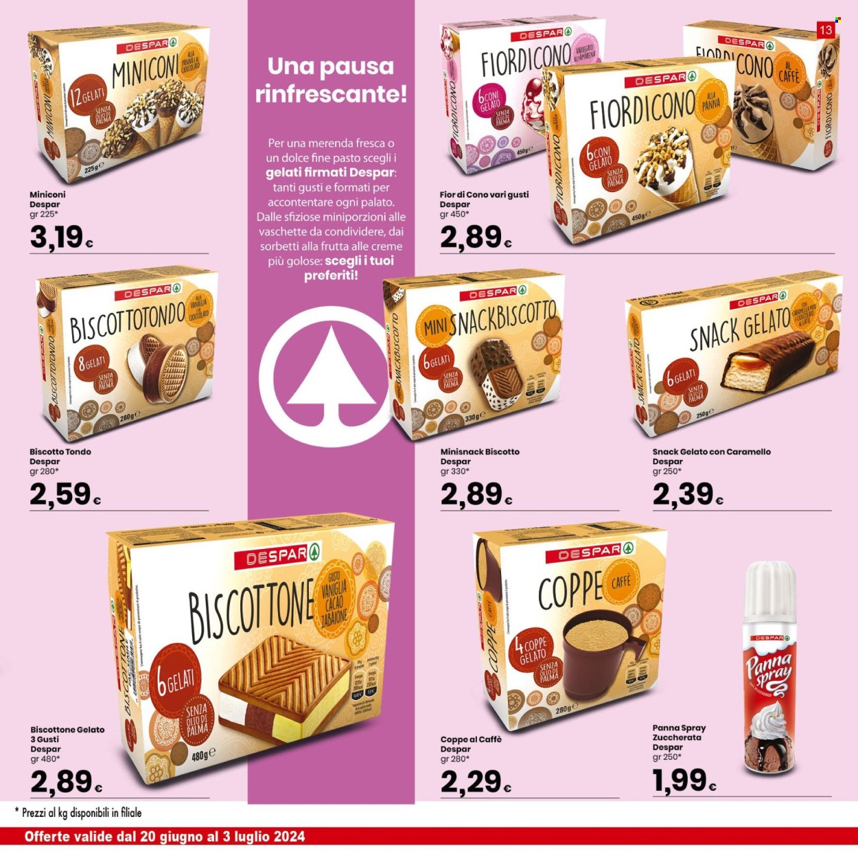 Volantino Eurospar - 20/6/2024 - 3/7/2024. Pagina 13