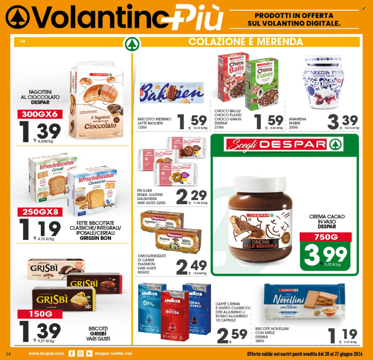 Volantino Eurospar - 20/6/2024 - 27/6/2024. Pagina 14