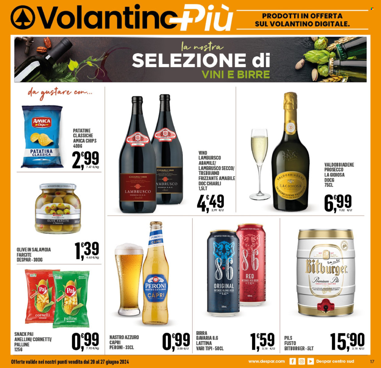 Volantino Eurospar - 20/6/2024 - 27/6/2024. Pagina 17