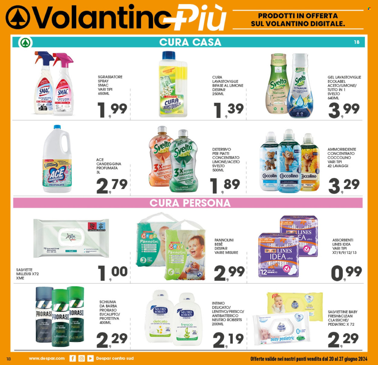 Volantino Eurospar - 20/6/2024 - 27/6/2024. Pagina 18