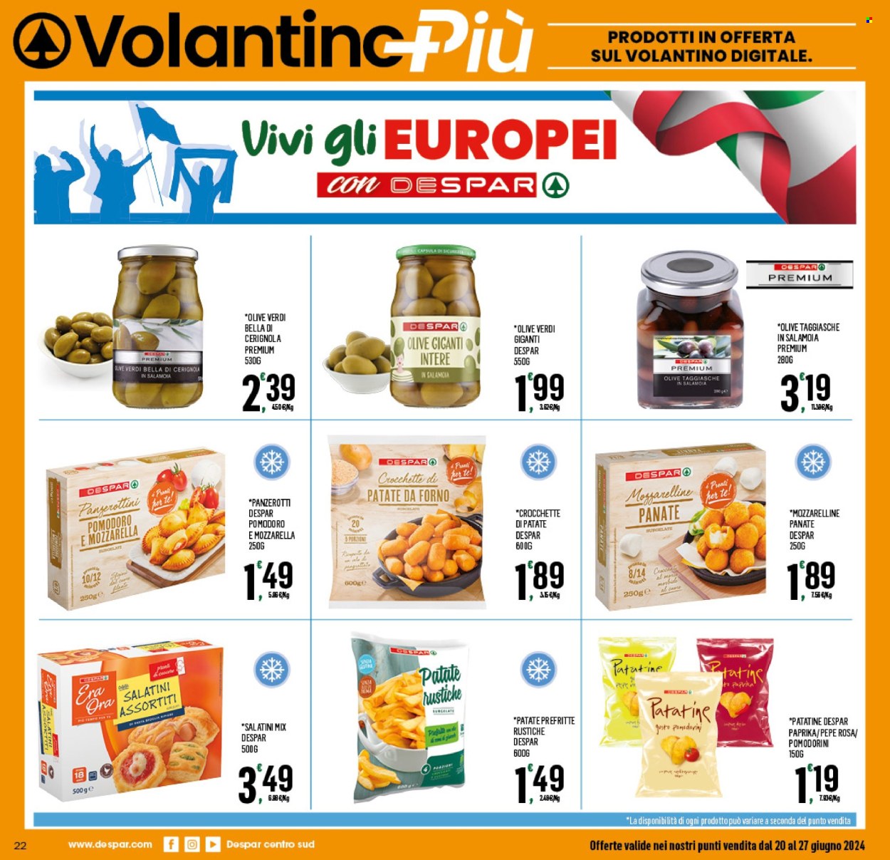 Volantino Eurospar - 20/6/2024 - 27/6/2024. Pagina 22