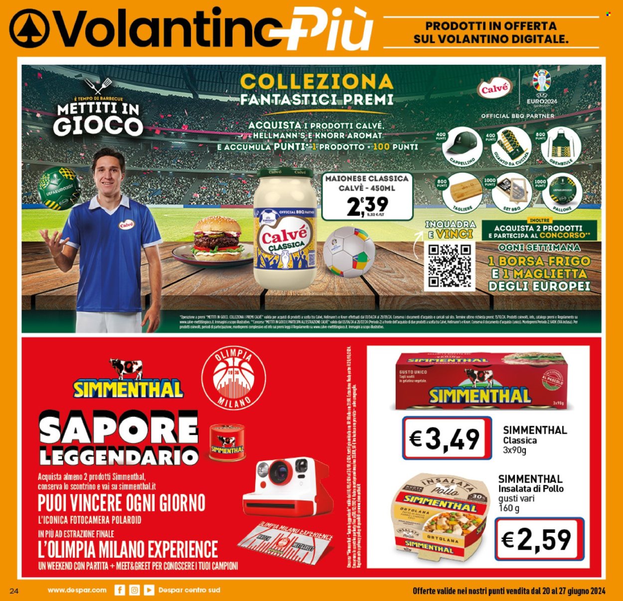 Volantino Eurospar - 20/6/2024 - 27/6/2024. Pagina 24