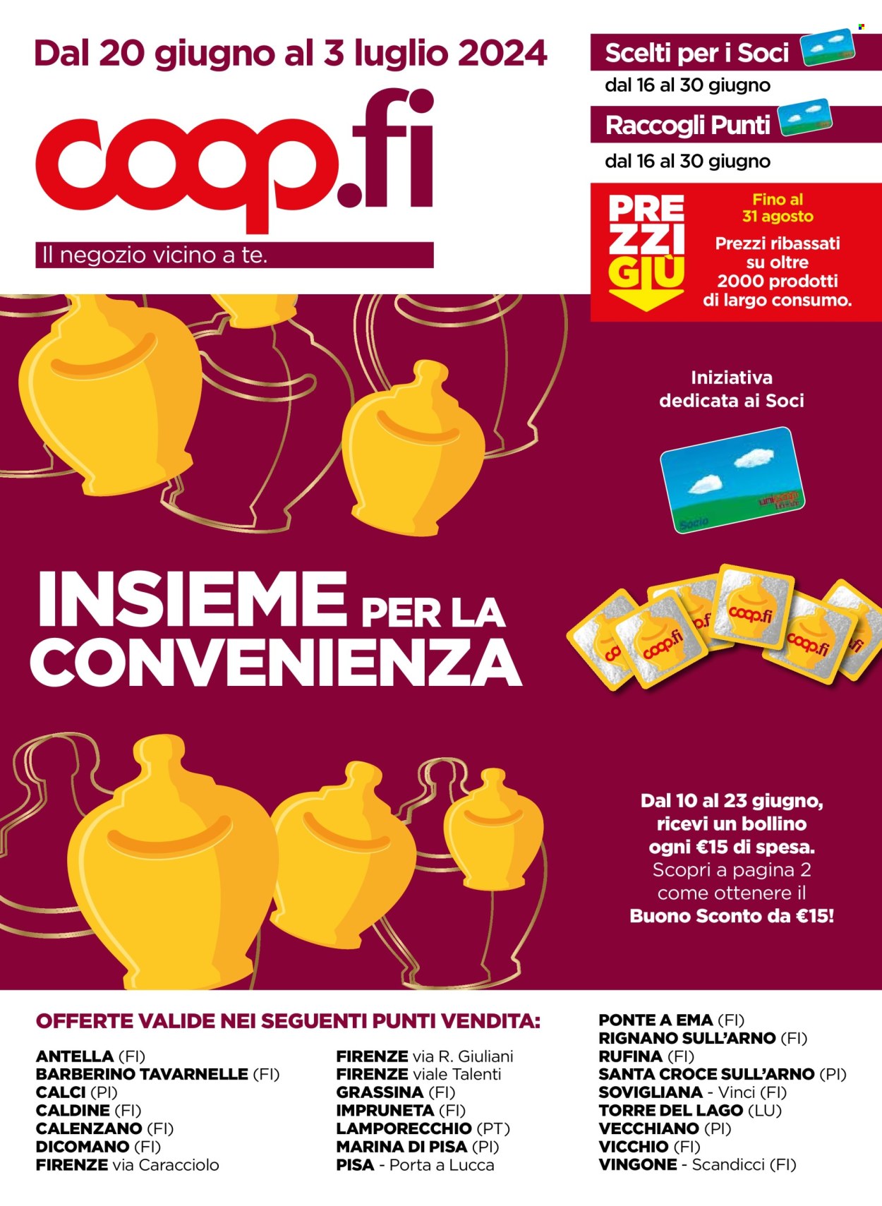 Leták Coop - 19.6.2024 - 2.7.2024. Strana 1
