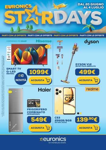 Volantino Euronics - 20/6/2024 - 4/7/2024.
