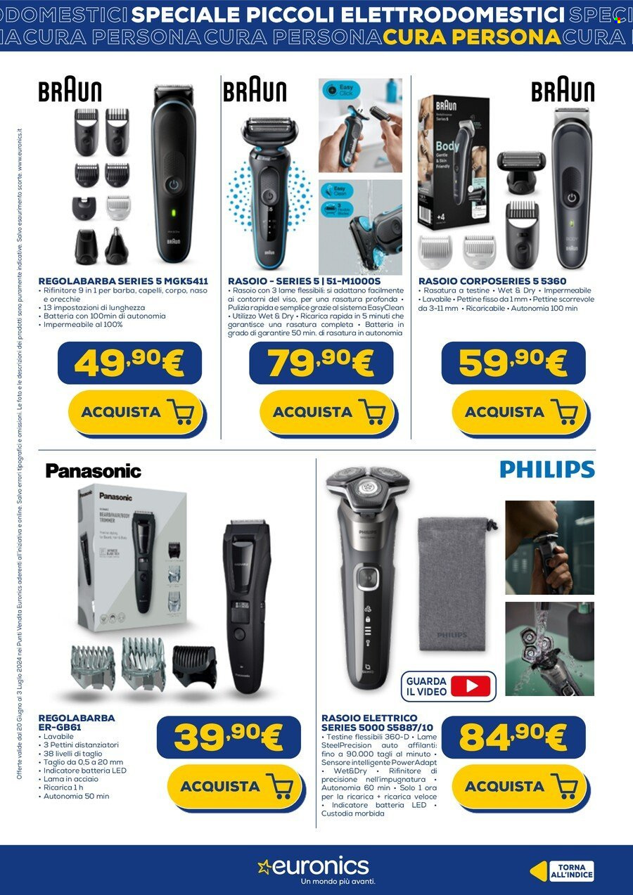 Volantino Euronics - 20/6/2024 - 3/7/2024. Pagina 17
