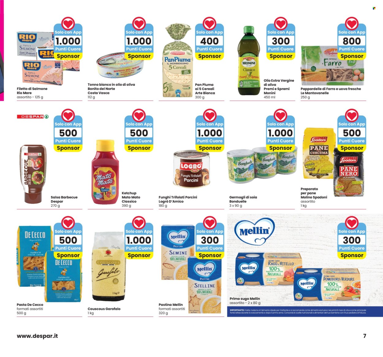 Volantino Eurospar - 20/6/2024 - 3/7/2024. Pagina 7