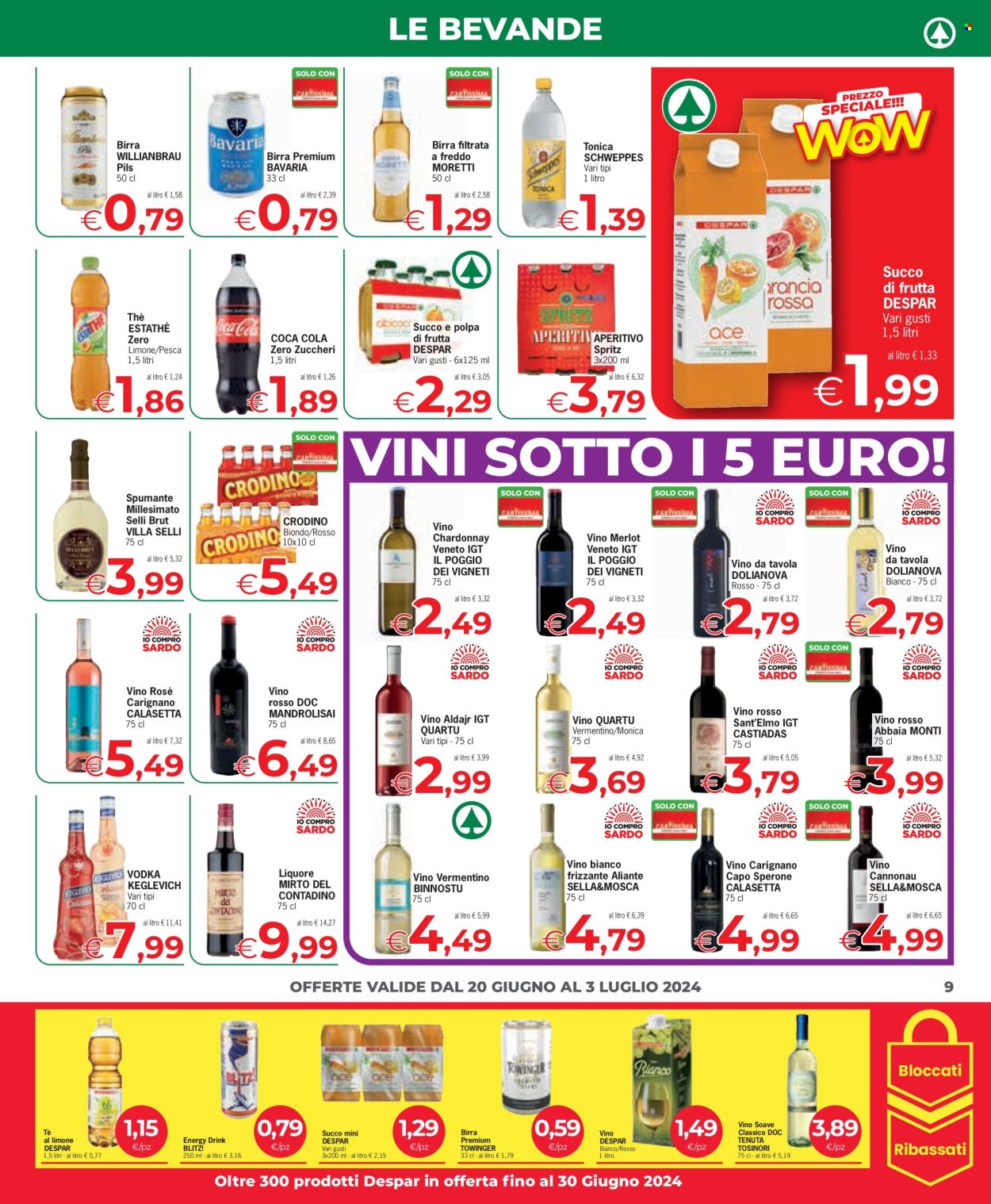 Volantino Despar - 20/6/2024 - 3/7/2024. Pagina 9