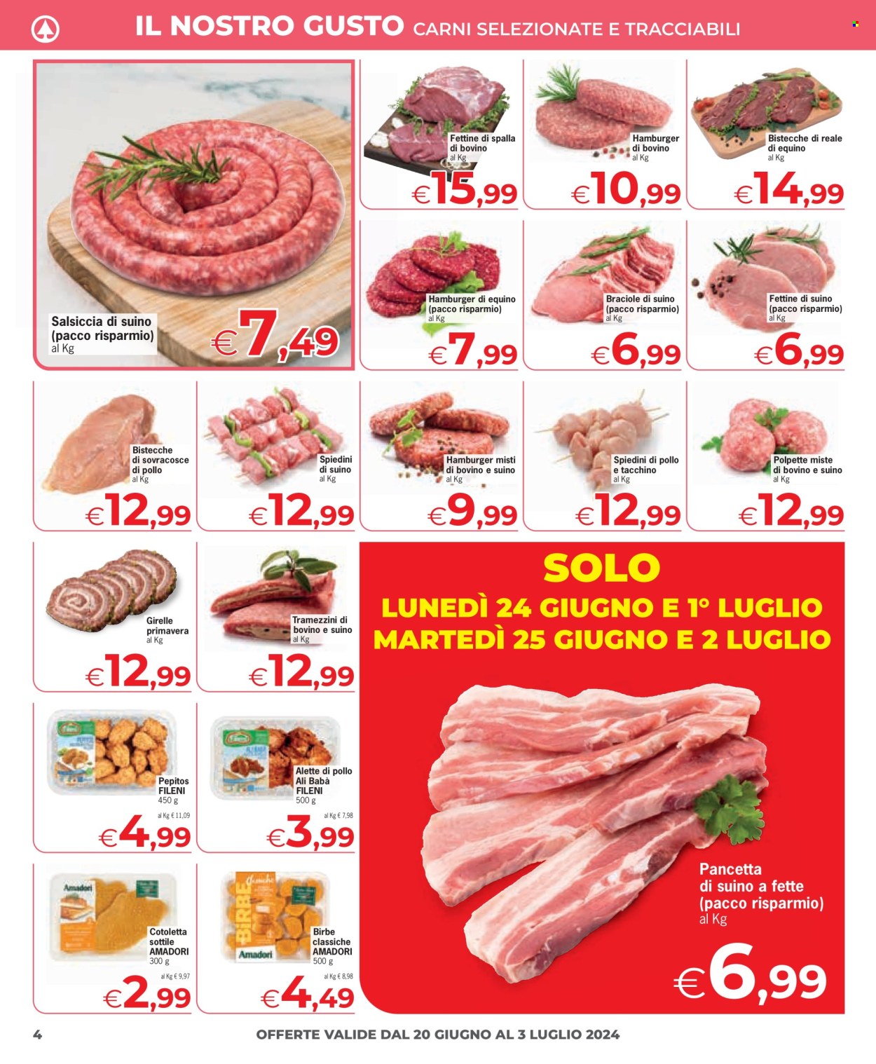 Volantino Eurospar - 20/6/2024 - 3/7/2024. Pagina 4