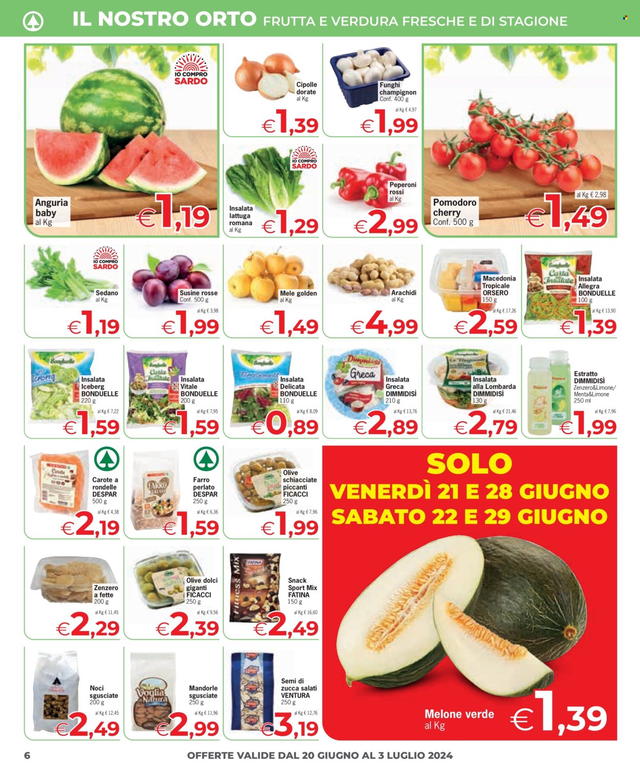 Leták Eurospar - 20.6.2024 - 3.7.2024. Strana 6