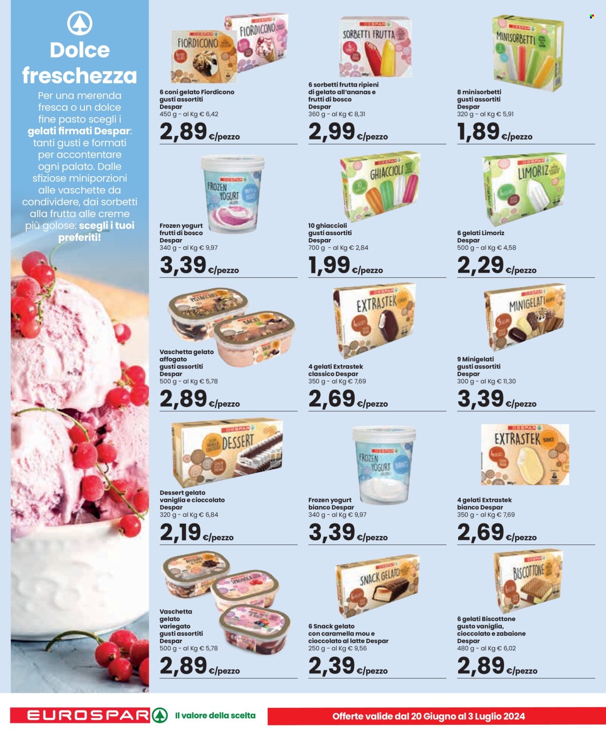Volantino Eurospar - 20/6/2024 - 3/7/2024. Pagina 11