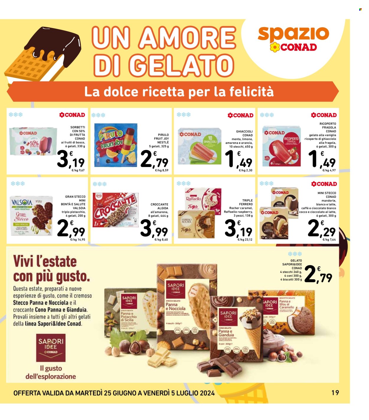 Volantino Spazio Conad - 25/6/2024 - 5/7/2024. Pagina 19