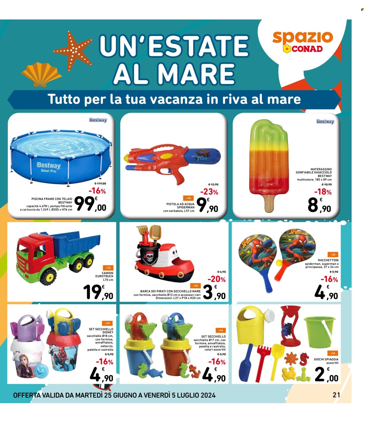 Volantino Spazio Conad - 25/6/2024 - 5/7/2024. Pagina 21