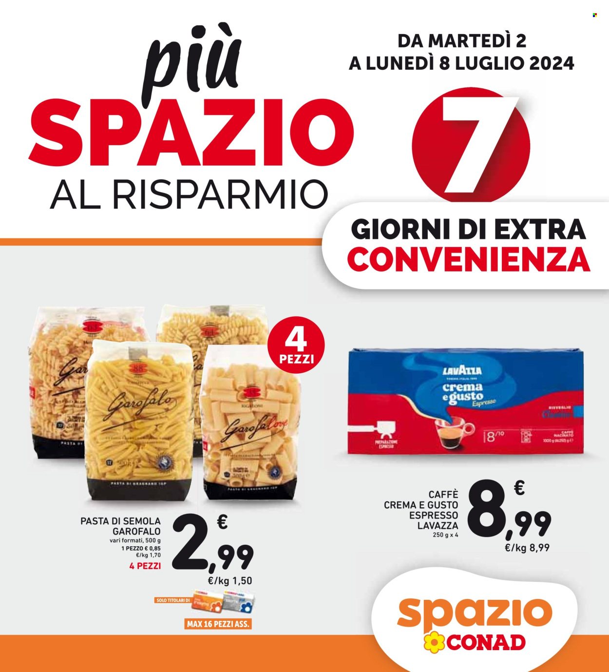 Volantino Spazio Conad - 25/6/2024 - 8/7/2024. Pagina 28