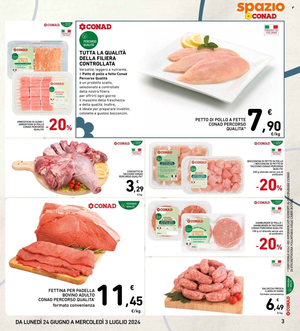 Volantino Spazio Conad - 24/6/2024 - 3/7/2024. Pagina 3