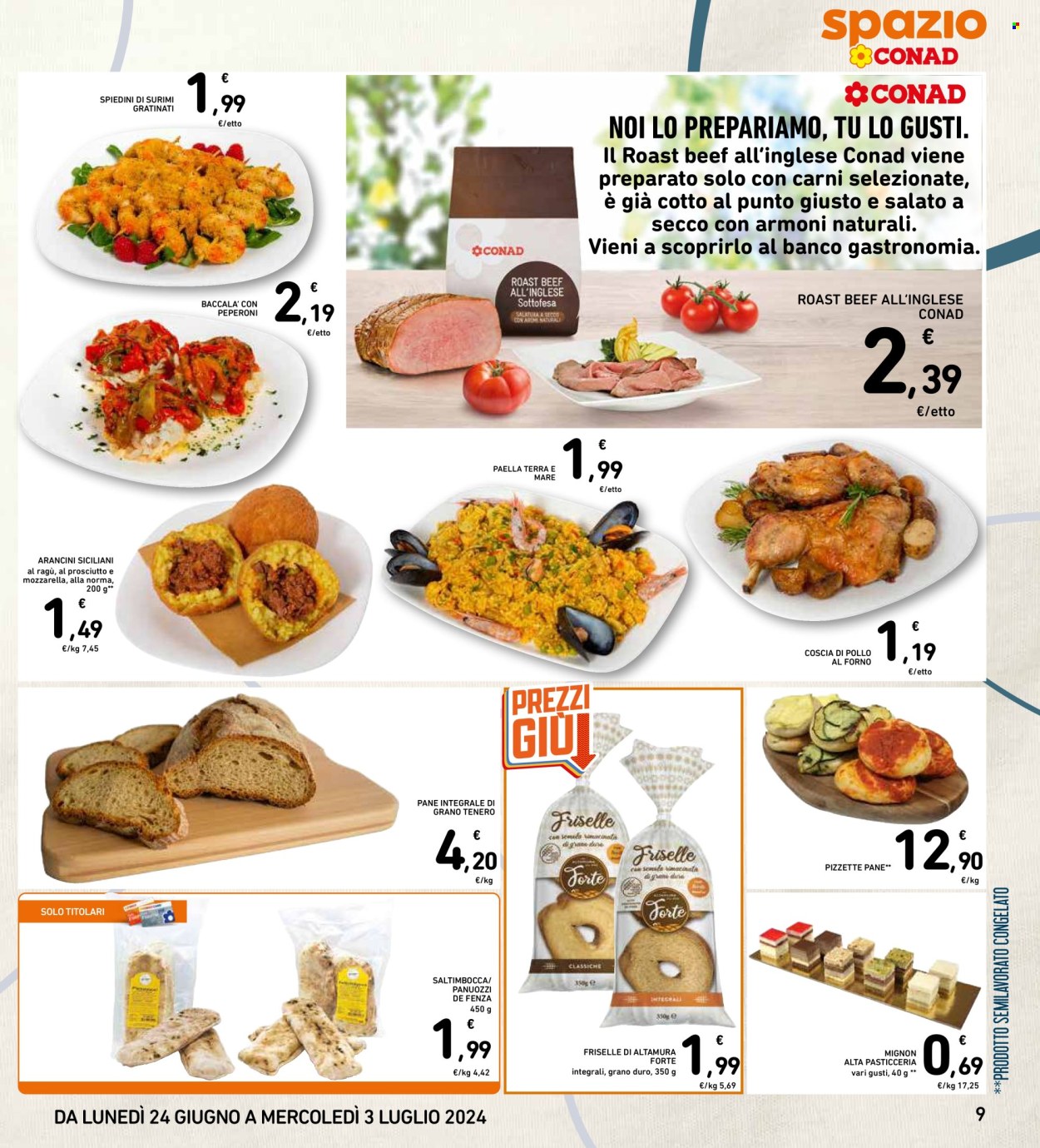 Volantino Spazio Conad - 24/6/2024 - 3/7/2024. Pagina 9