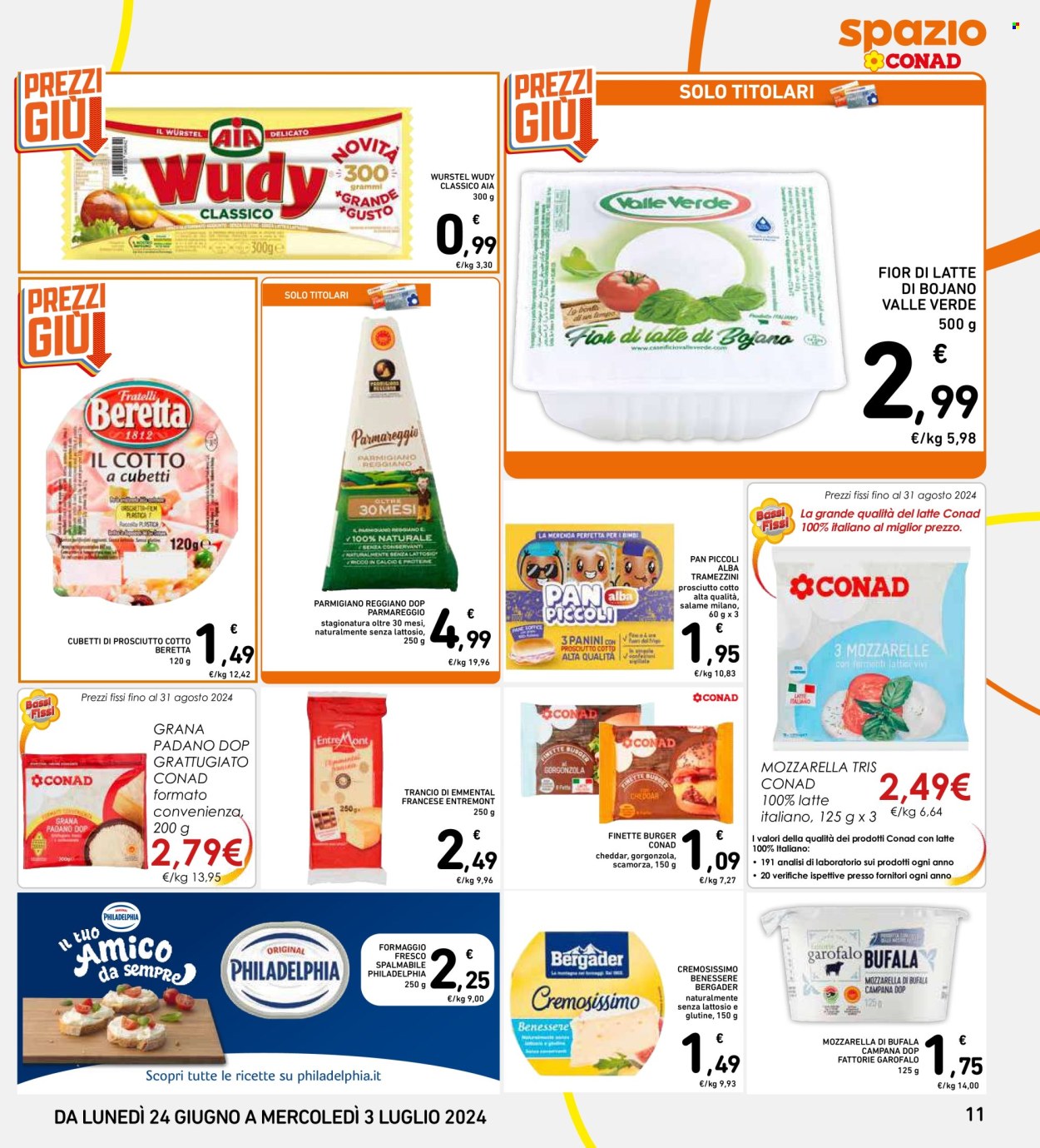 Volantino Spazio Conad - 24/6/2024 - 3/7/2024. Pagina 11
