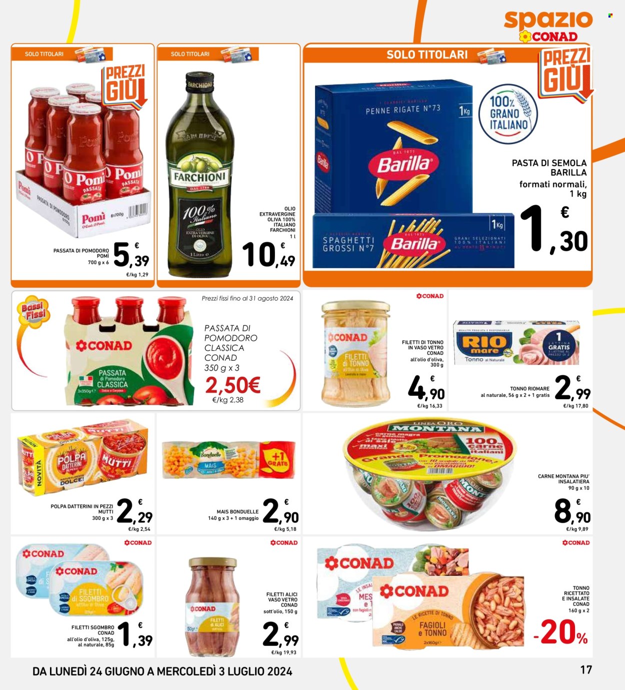 Volantino Spazio Conad - 24/6/2024 - 3/7/2024. Pagina 17