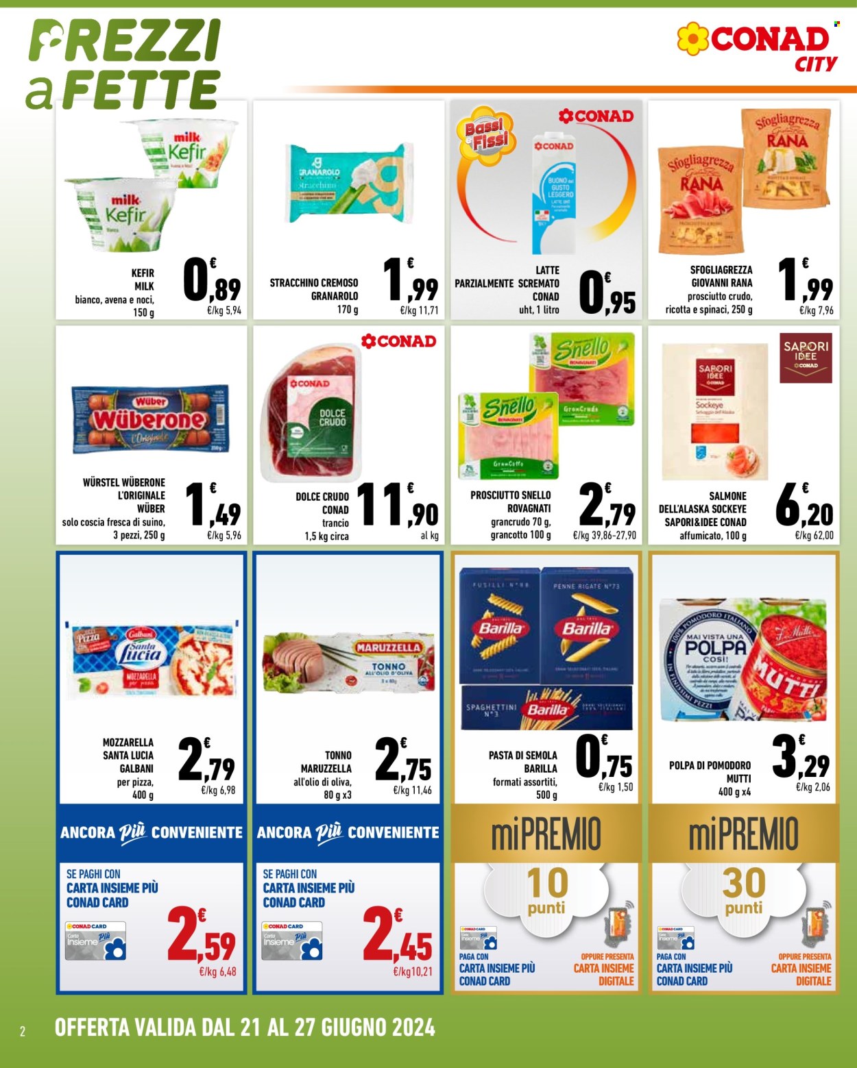 Volantino Conad City - 21/6/2024 - 27/6/2024. Pagina 2