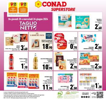 Volantino Conad Superstore - 20/6/2024 - 26/6/2024.