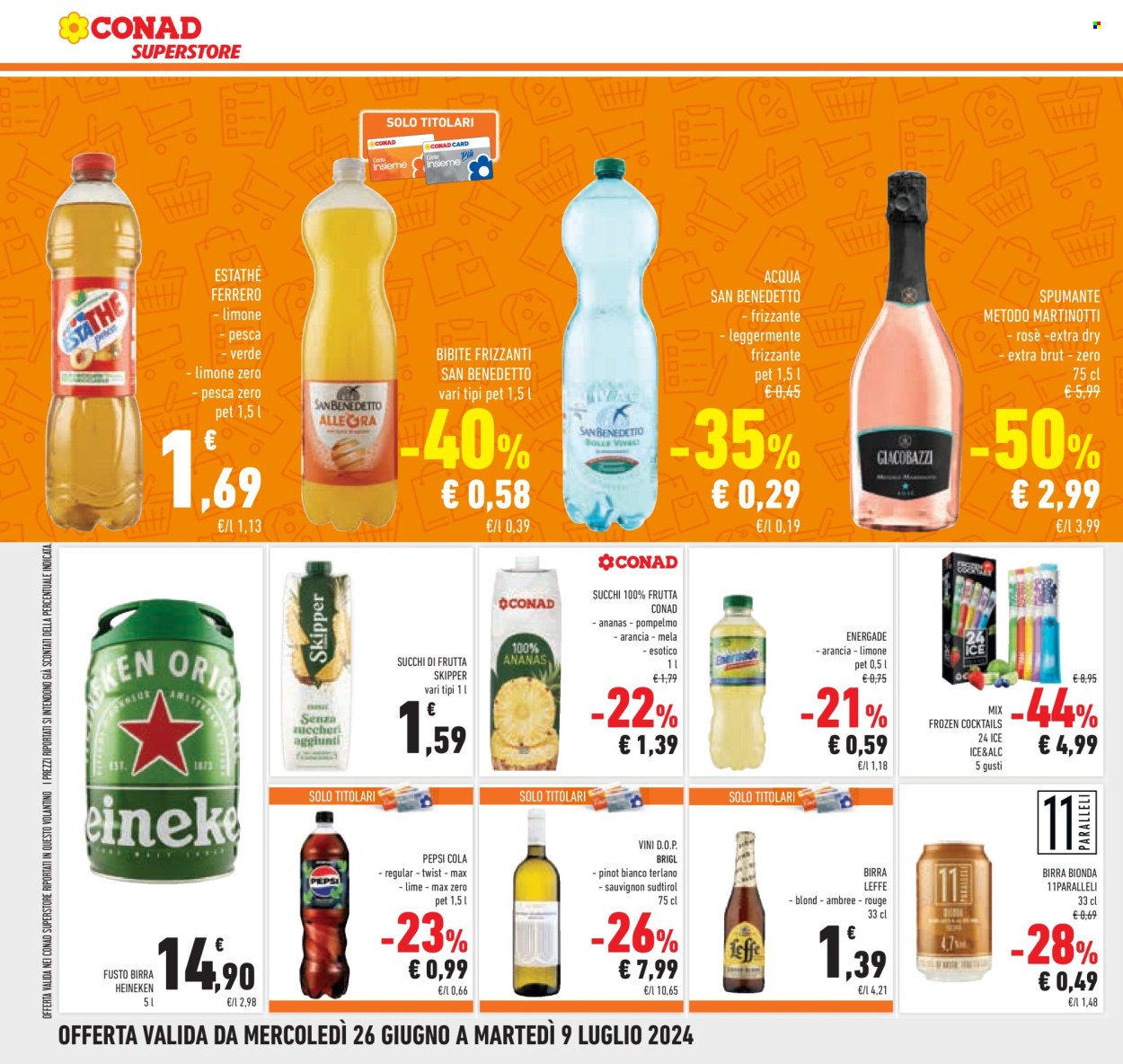 Volantino Conad Superstore - 26/6/2024 - 9/7/2024. Pagina 10