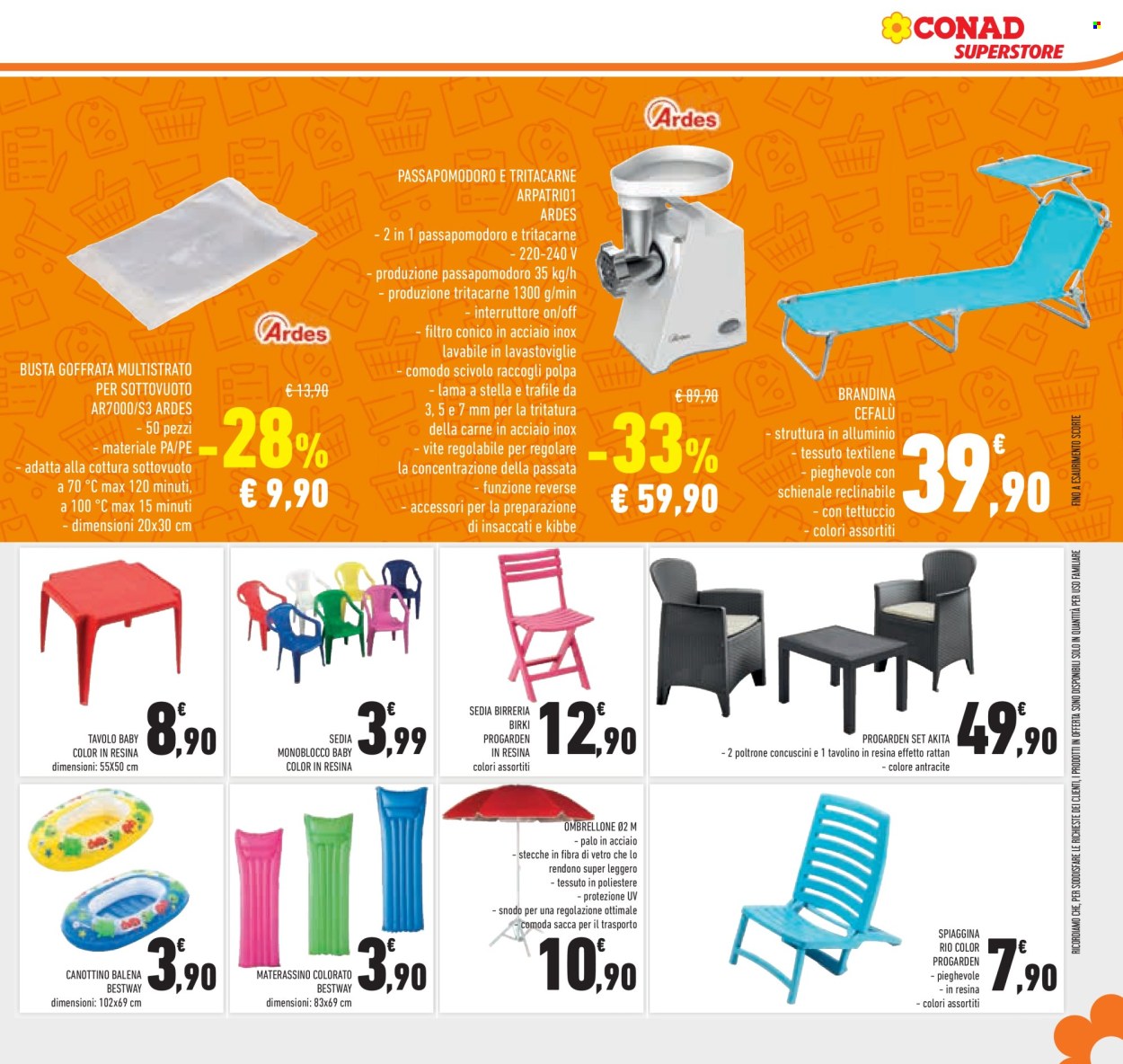 Volantino Conad Superstore - 26/6/2024 - 9/7/2024. Pagina 17