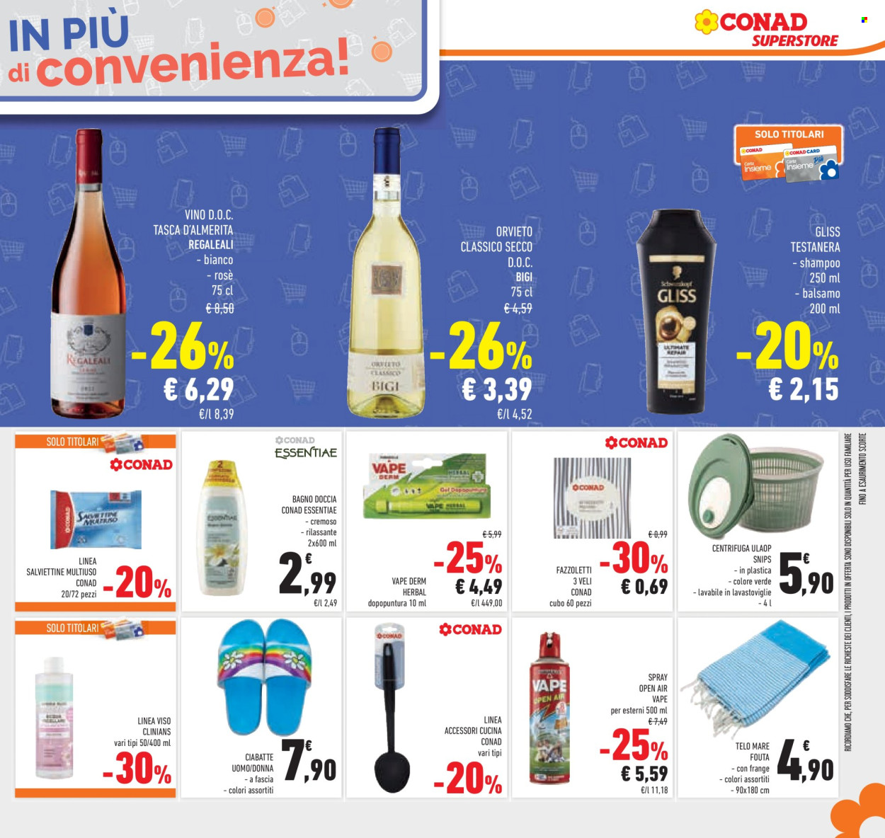 Volantino Conad Superstore - 26/6/2024 - 9/7/2024. Pagina 21
