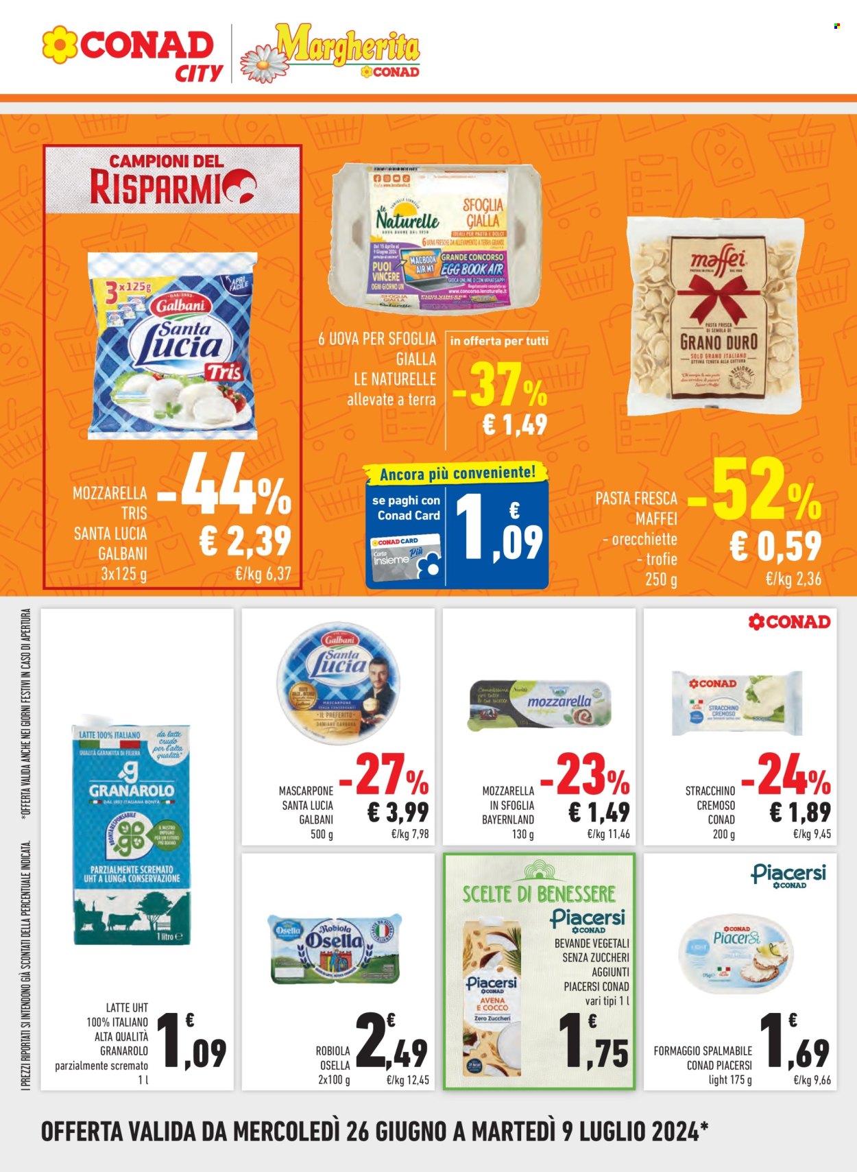Volantino Margherita Conad - 26/6/2024 - 9/7/2024. Pagina 8
