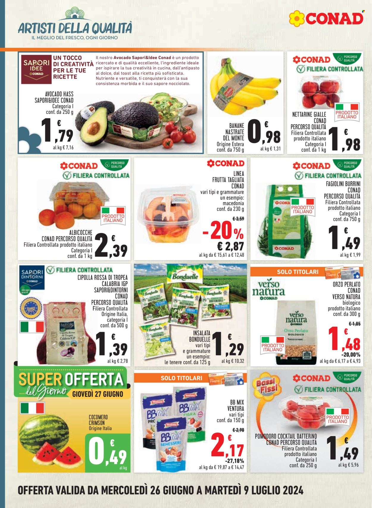 Volantino Conad City - 26/6/2024 - 9/7/2024. Pagina 4