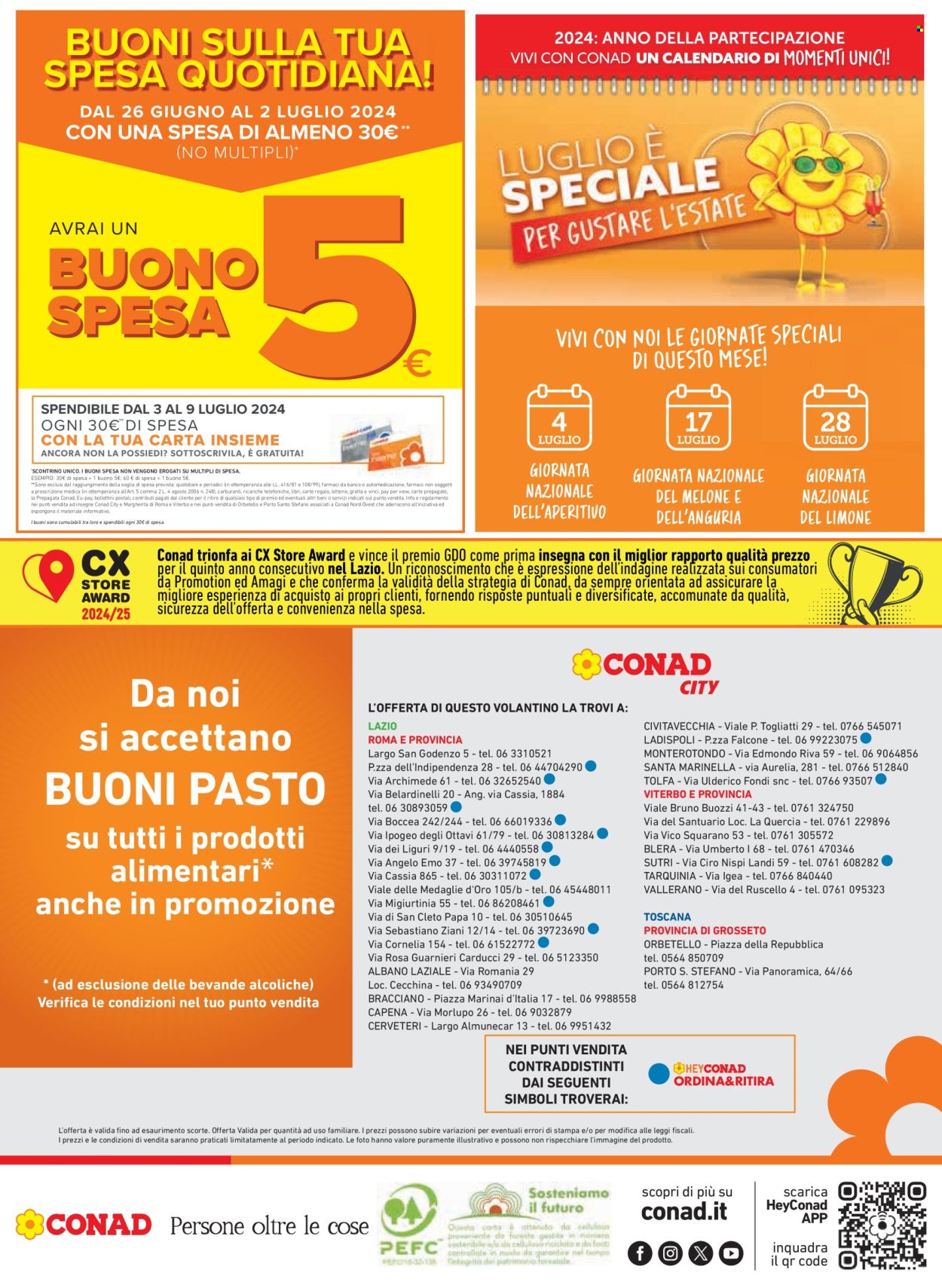 Volantino Conad City - 26/6/2024 - 9/7/2024. Pagina 20