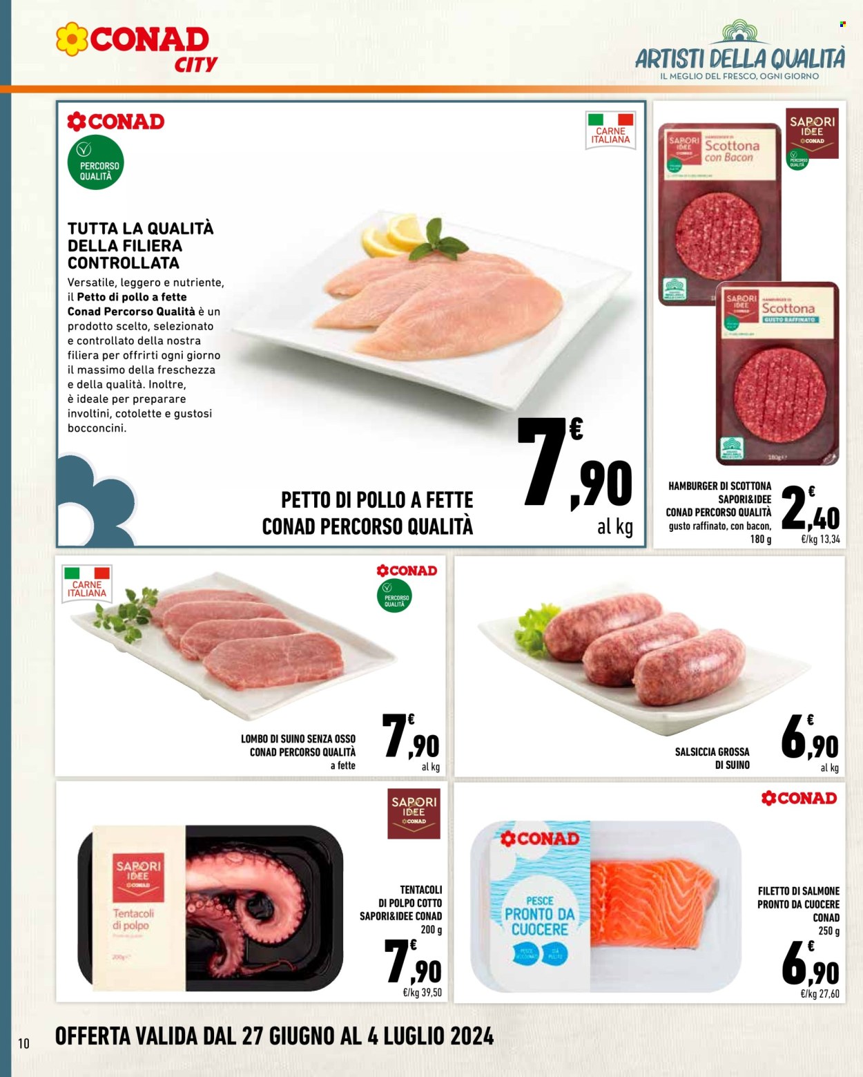Volantino Conad City - 27/6/2024 - 4/7/2024. Pagina 10