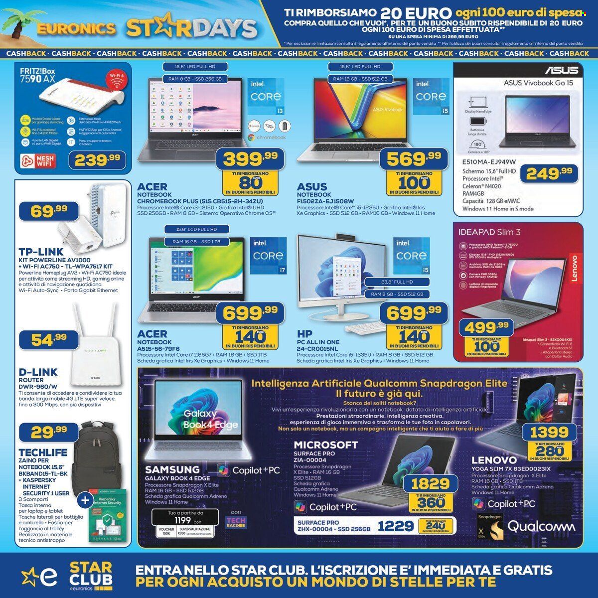 Volantino Euronics - 20/6/2024 - 4/7/2024. Pagina 11