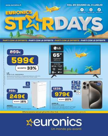 Volantino Euronics - 20/6/2024 - 4/7/2024.