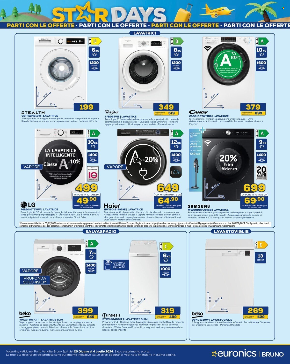 Volantino Euronics - 20/6/2024 - 4/7/2024. Pagina 12
