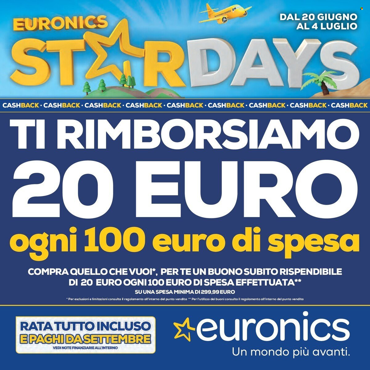 Volantino Euronics - 20/6/2024 - 4/7/2024. Pagina 1