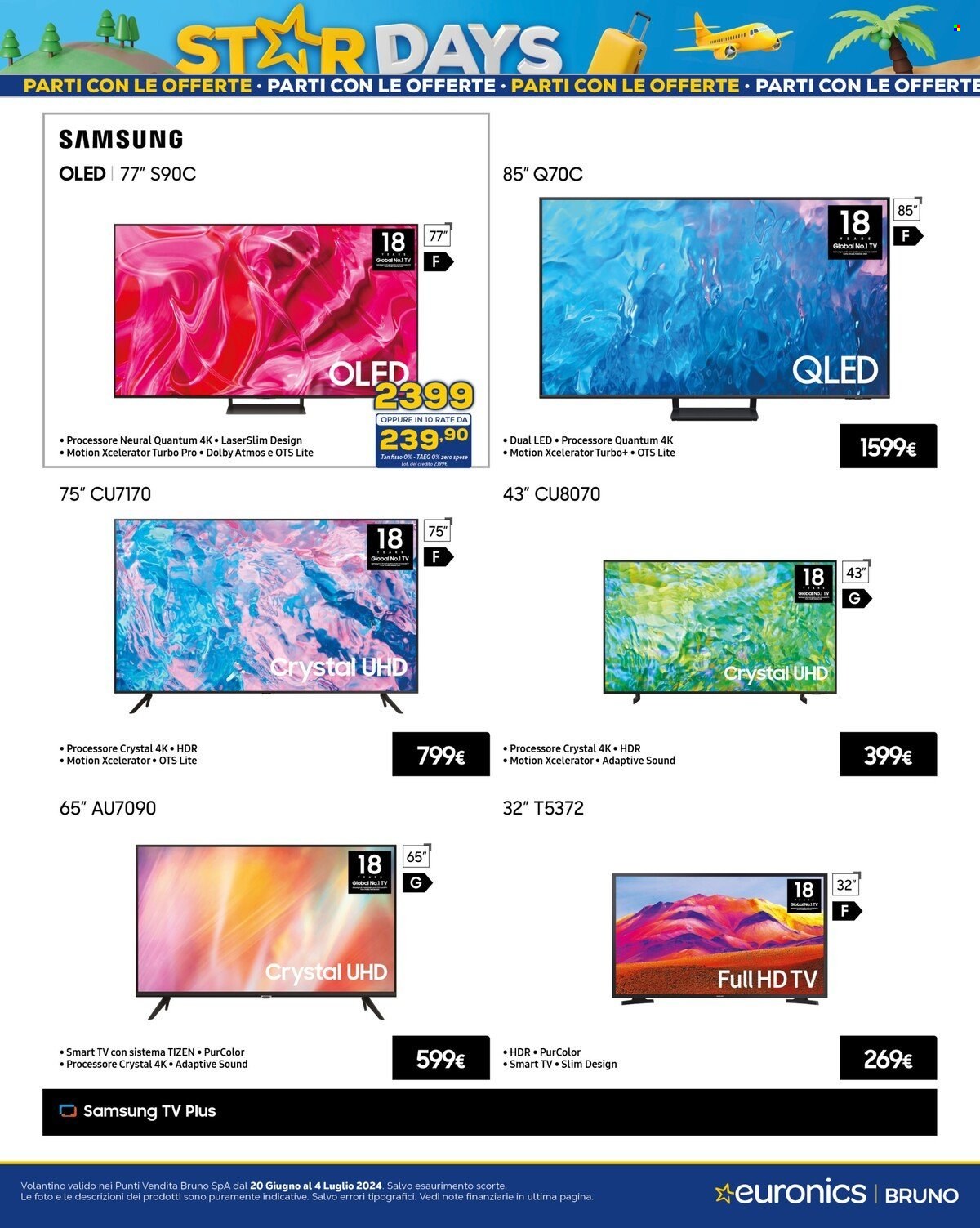 Volantino Euronics - 20/6/2024 - 4/7/2024. Pagina 36